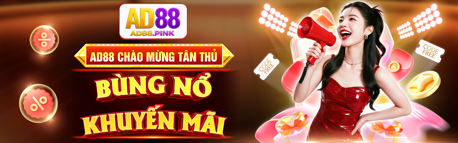 AD88 chào mừng tân thủ - Bùng nổ khuyến mãi